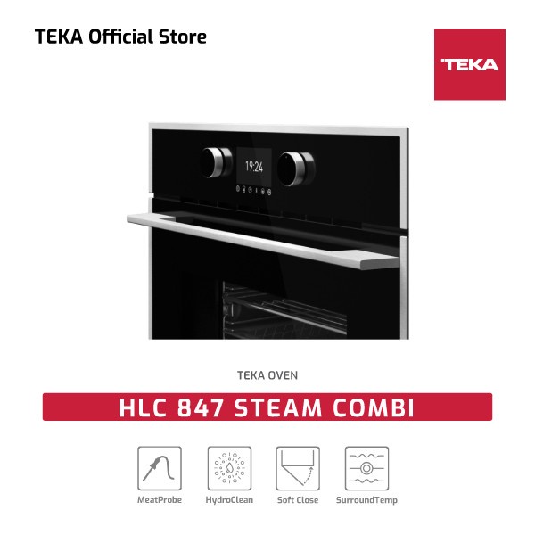 TEKA Steam Oven HLC 847 SC Oven Tanam Compact Combi 45L