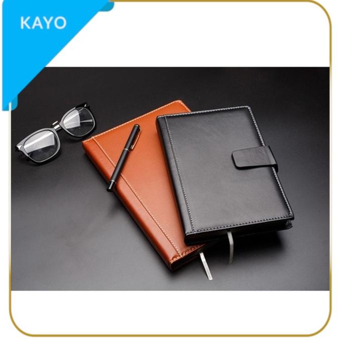 

buku agenda bahan kulit leader, buku memo kerja, note book leader