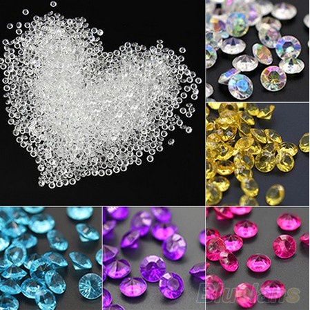 100pcs 4.5mm Manik Acrylic Permata