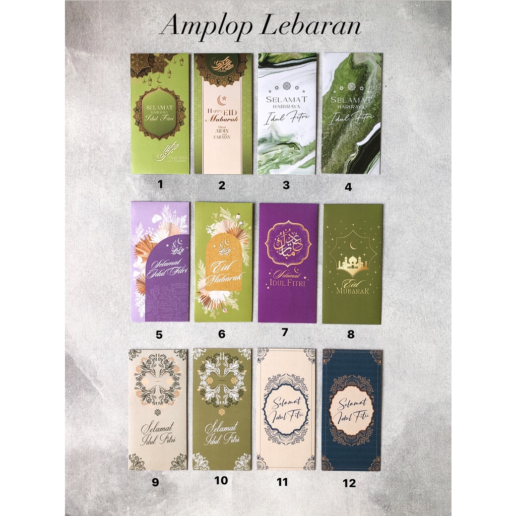 

Amplop Lebaran Idul Fitri Amplop Panjang Money Envelope Parsel Ramadan Eid Mubarak