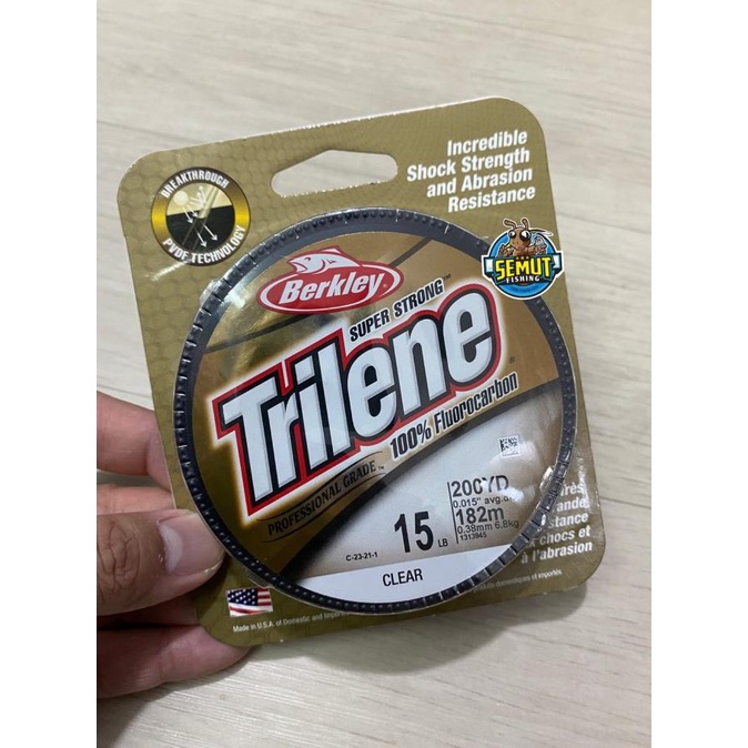 Berkley Trilene Monofilament 100% Fluorocarbon Professional Grade