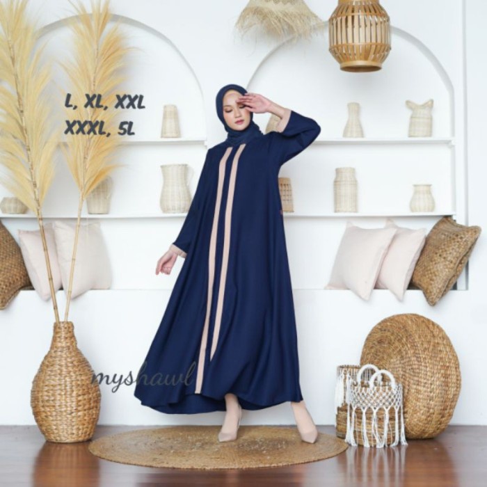 Gamis Wanita 2025 Ghamis Polos Busui Bumil Mididres Brokat Bridesmaid Seragam Pengajian Ibu Kekinian