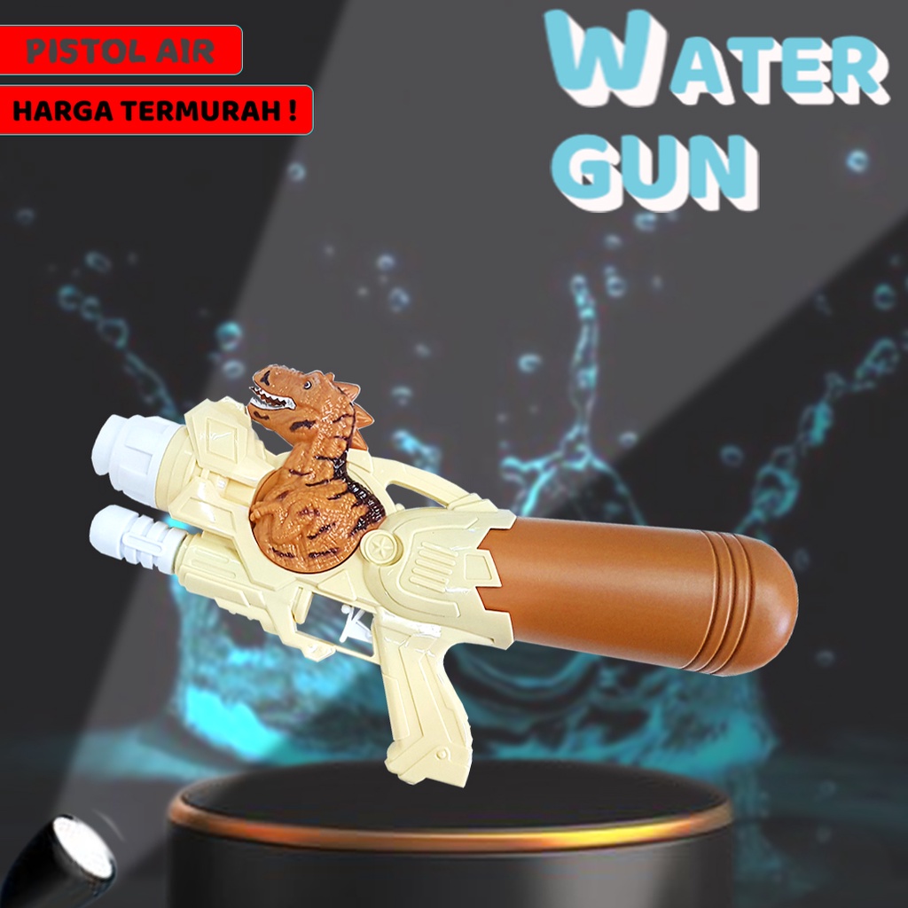 Mainan Anak Tembak Air/ Mainan Pistol Air Tirex Dino/ Water Gun