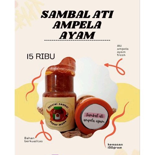

SAMBAL AMPELA HATI AYAM