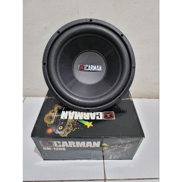 New Subwoofer carman 1288 black 12inch