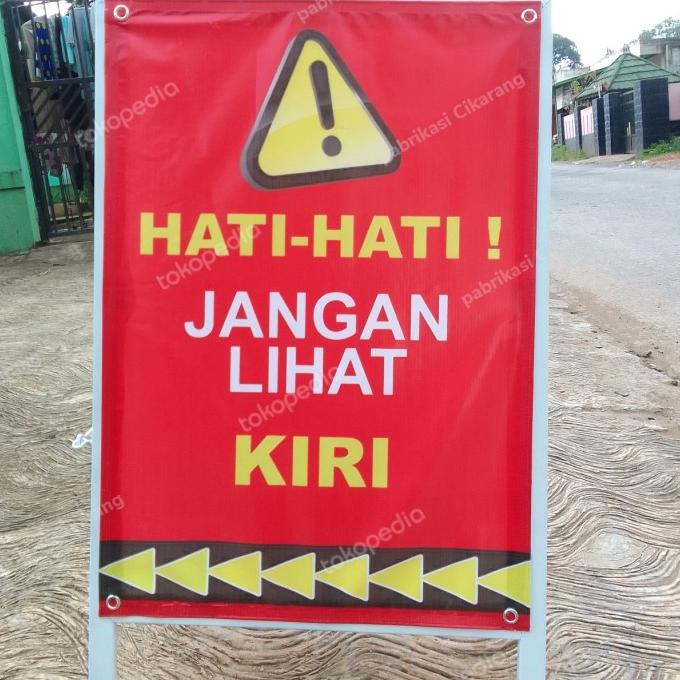 promo/standing banner besi