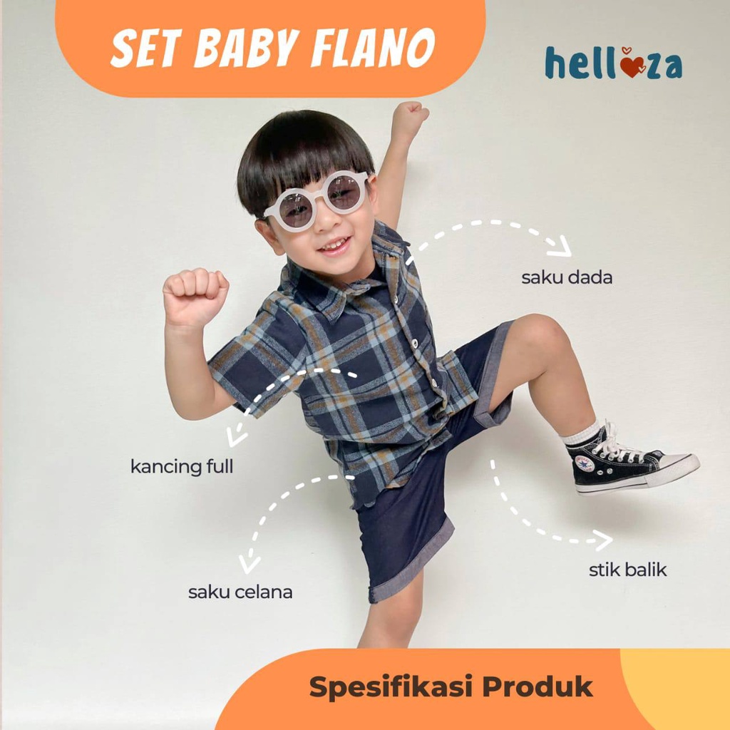 Set Baby Flano by Helloza