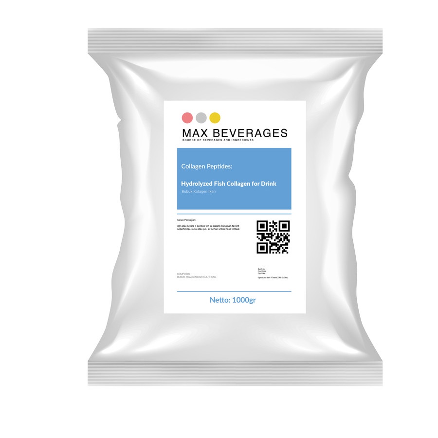 1Kg - Pure Fish Collagen Peptides/BUBUK KOLAGEN IKAN/FISH COLLAGEN