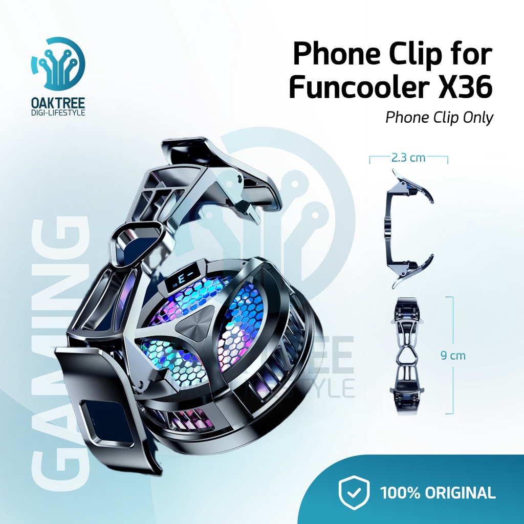 Klip Penjepit Funcooler X36 Radiator Pendingin HP Magnet Fan Cooler Cooling Fan HP