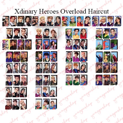 [READY / SET] XDINARY HEROES OVERLOAD HAIRCUT XDIN PHOTOCARD FAN MADE UNOFFICIAL YANGPASHOP GUNIL JO
