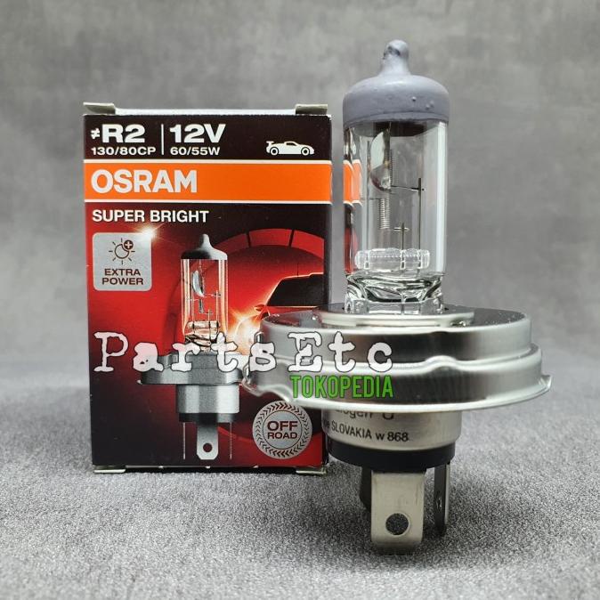 Osram Halogen H4 R2 P45T 12V 60/55W Super Bright Original