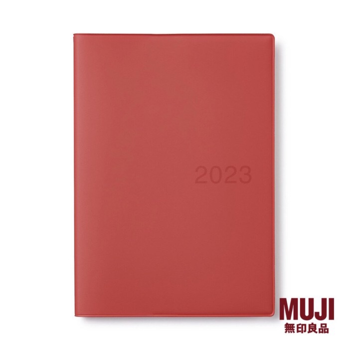 

Muji 2023 Planner Vinyl Cover - Weekly A5/B6 Agenda Diary Notebook