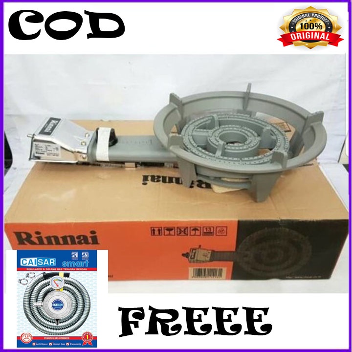 Kompor Gas Rinnai Tl-289Ri Kompor Komersil Kompor Cor + FREEE SLANG REGULATOR BERGARANSI RESMI