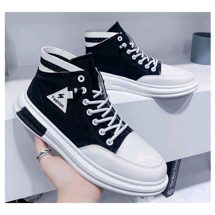 Sepatu Cowok Pria import Original - Hitam, 3945465658