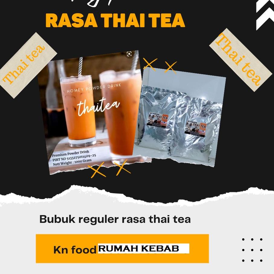 

Discount[KF7]-Powder Thai Tea 1000 gram - Bubuk Thai Tea - Thai Tea Teh Thailand