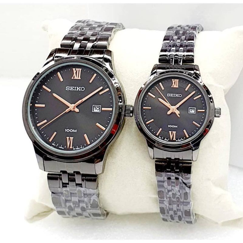 SEIKO COUPLE/ Jam tangan Pasangan Anti air /Jam Tangan sepasang Free bok Terlaris