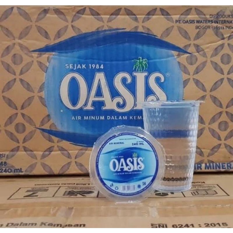 

Oasis Air Mineral Gelas 240 ml (1 kardus)