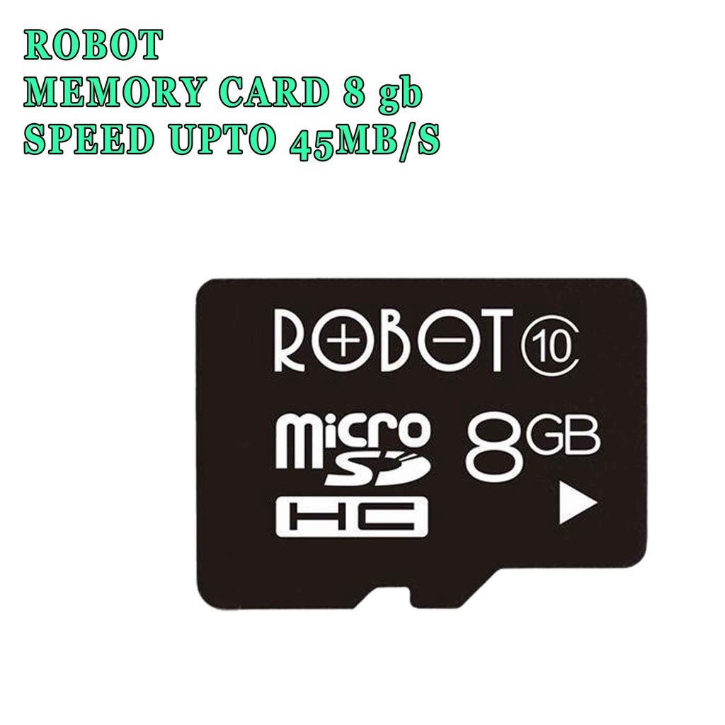 Memory Card 8gb* Robot* Speed Upto 45m*s