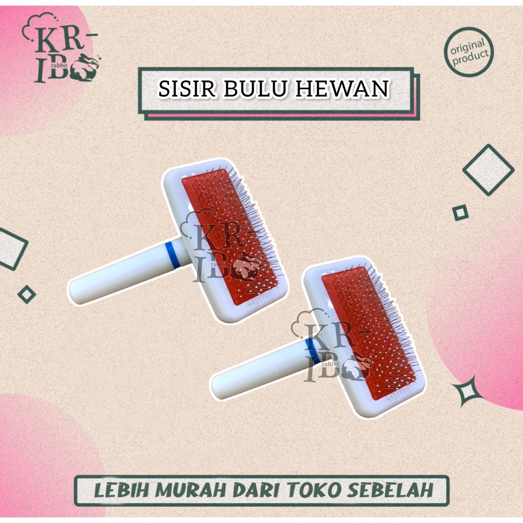 Sisir Bulu Hewan - Sisir Bulu Kucing - Sisir Anjing