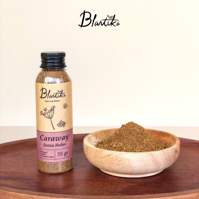 Blantika Jintan  Masak Halus Bubuk Premium - Caraway Powder - Jintan Masak Halus Bubuk non-MSG