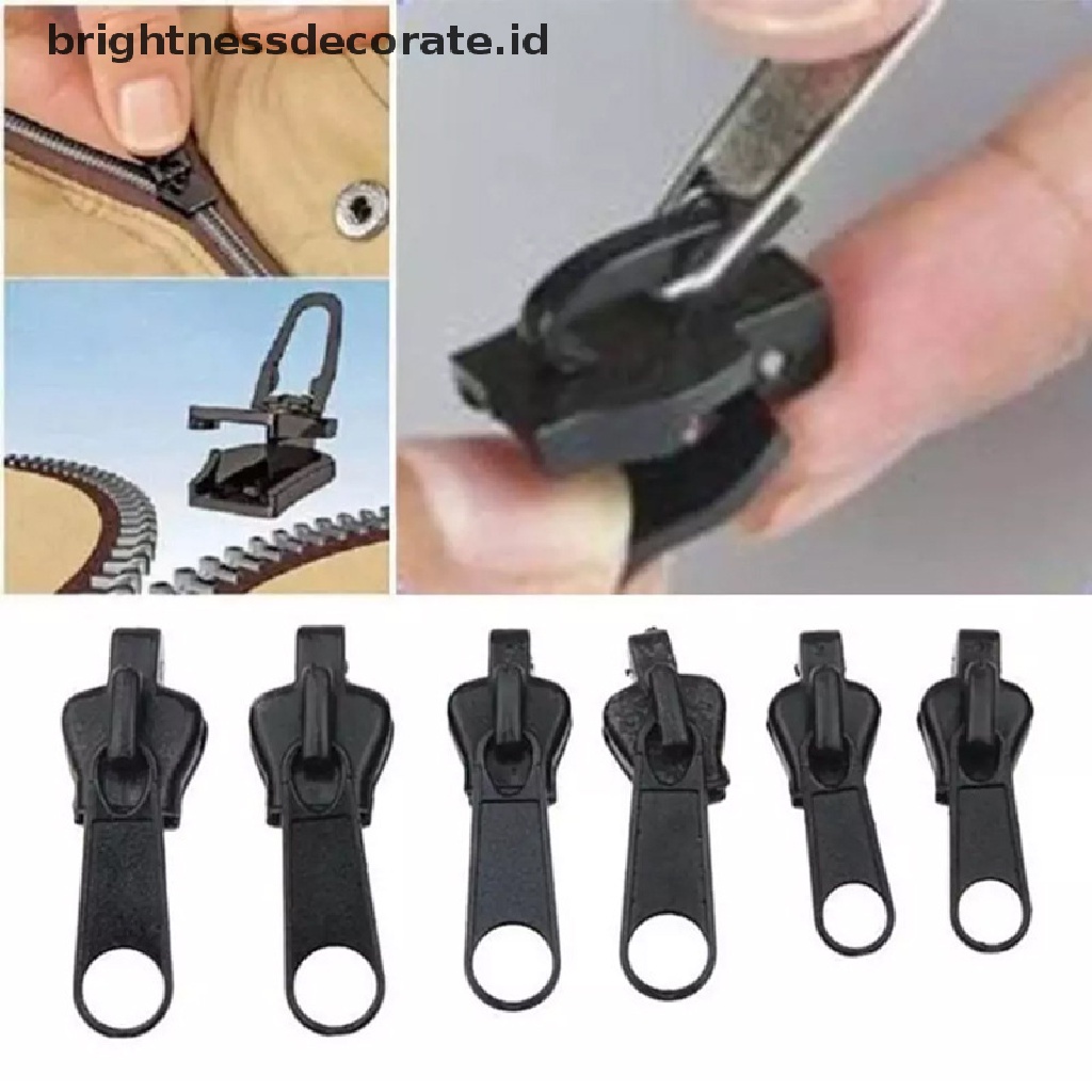 [Birth] 6pcs Zipper Repair Kit Universal Instant Zipper Repair Pengganti Zipper [ID]