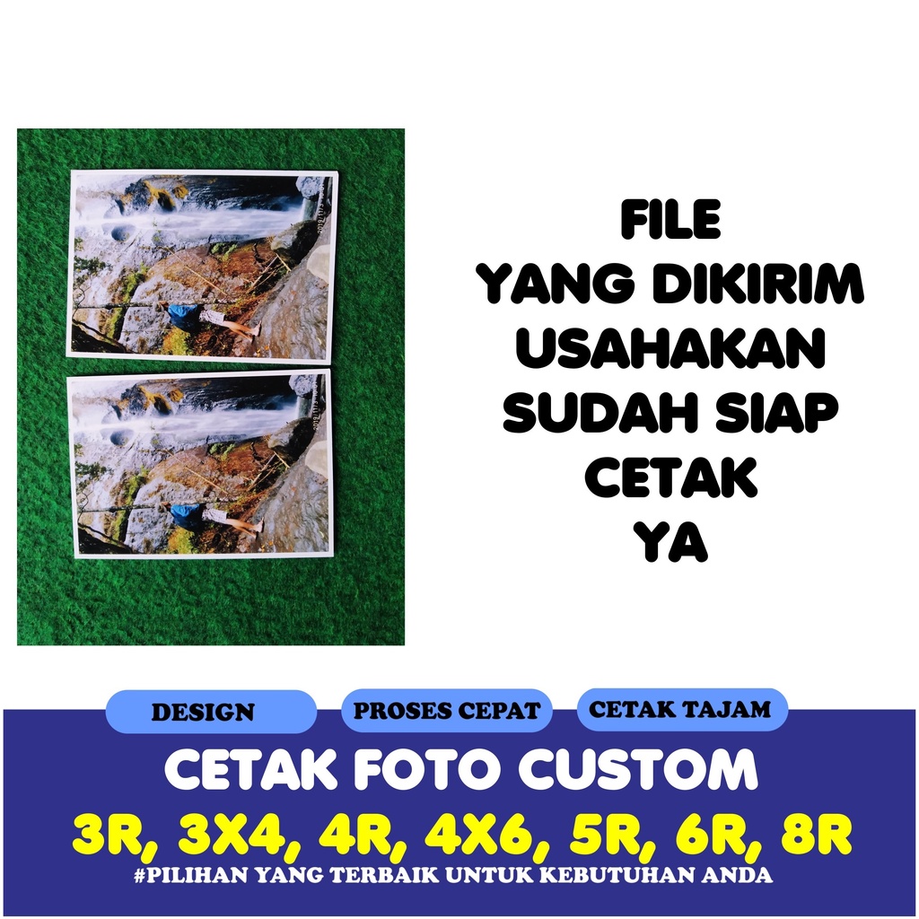 

Cetak Foto Murah 2R, 3R, 4R, 5R, 6R, 8R, 8R+, 10R, 10R+, 12R Hasil Tajam