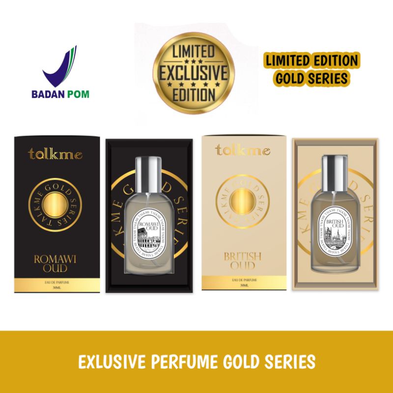 PARFUM MEWAH EXLUSIVE GOLD SERIES EDP BPOM TALKME