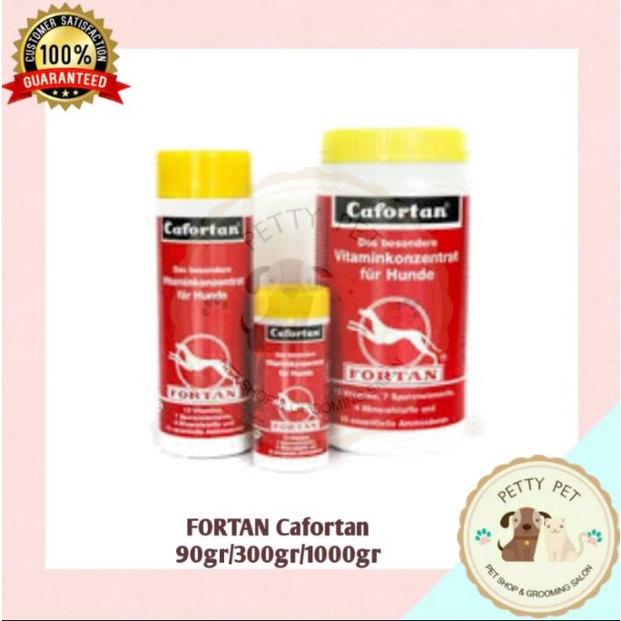 Fortan Cafortan tablet 1000gr Multivitamin Anjing Merk Fortan