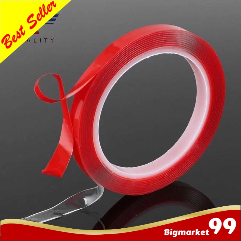 

Double Tape Selotip Double Sided Tape Transparent Acrylic Isolasi Dobeltip 3m