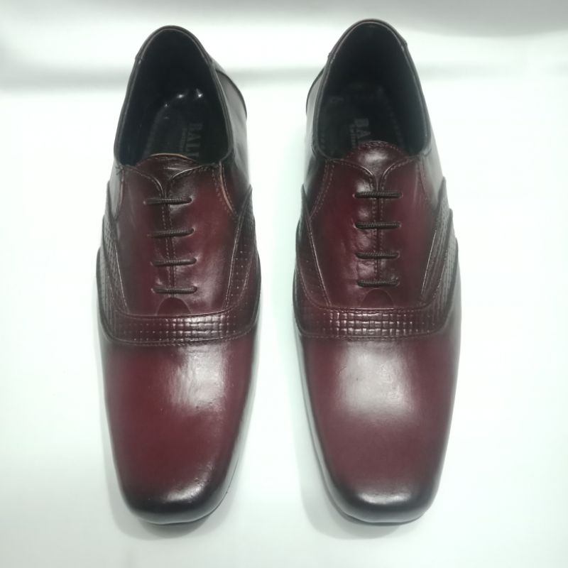 Sepatu Formal Pria/Pantofel Kerja Pria/Kulit Asli/Merek Bally
