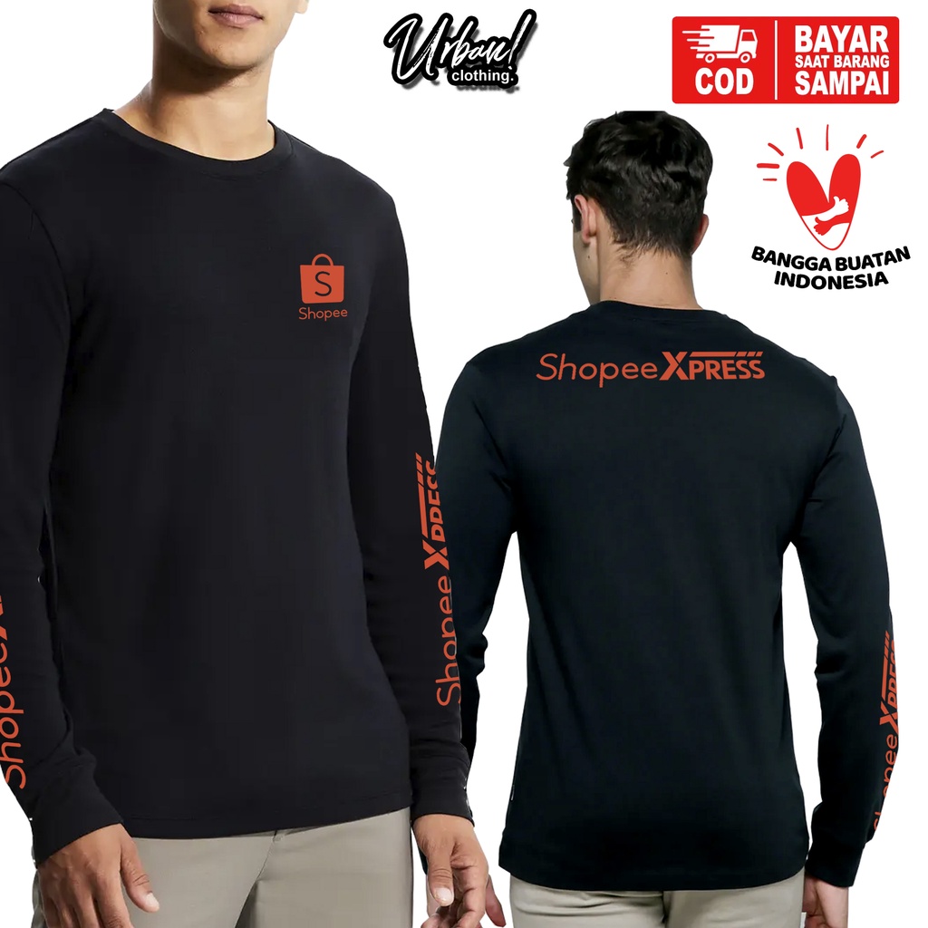 COD URBAN - Kaos Seragam Kerja EXPRESS Kaos Model Lengan Panjang Terlaris Mitra | Kaos Pengantaran
