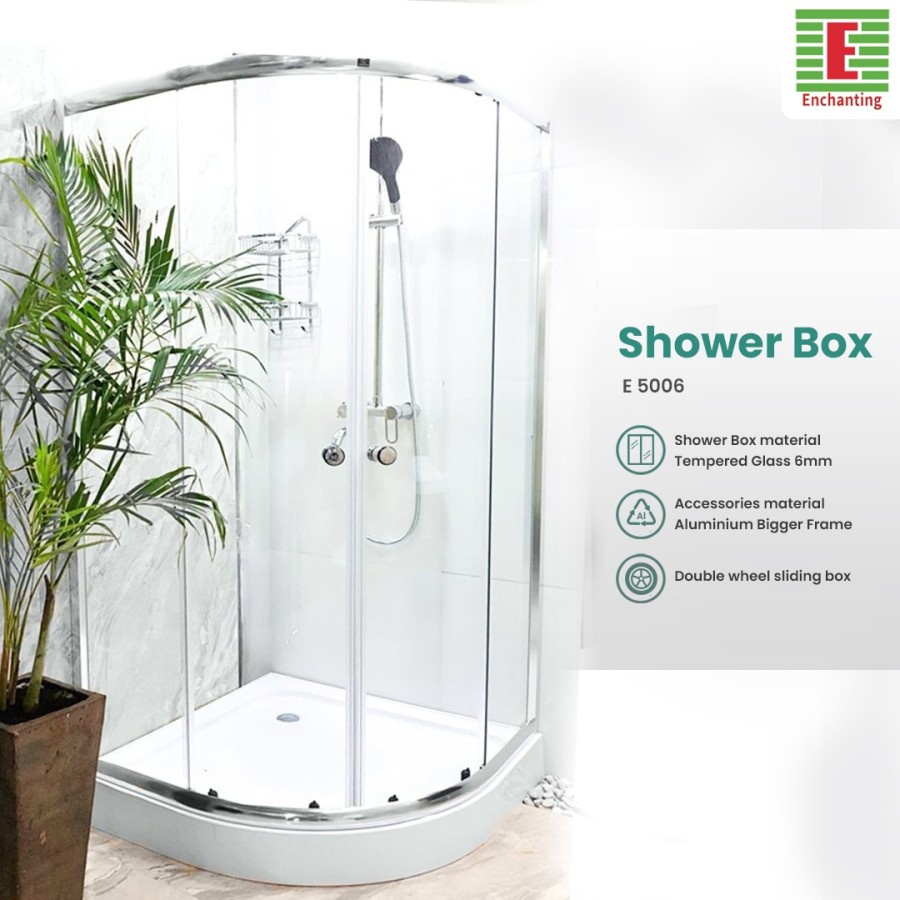 Shower Box Europe Enchanting E5006 Khusus Jabodetabek Kurir Toko