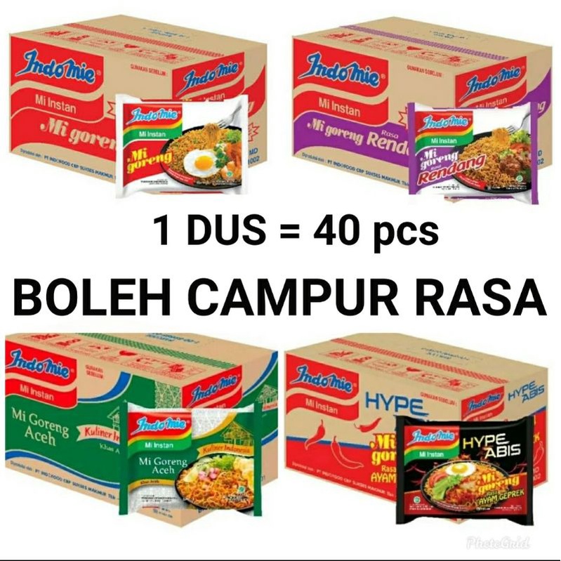 

INDOMIE GORENG DUS CAMPUR isi 40 / INDOMIE GORENG RENDANG AYAM GEPREK ACEH