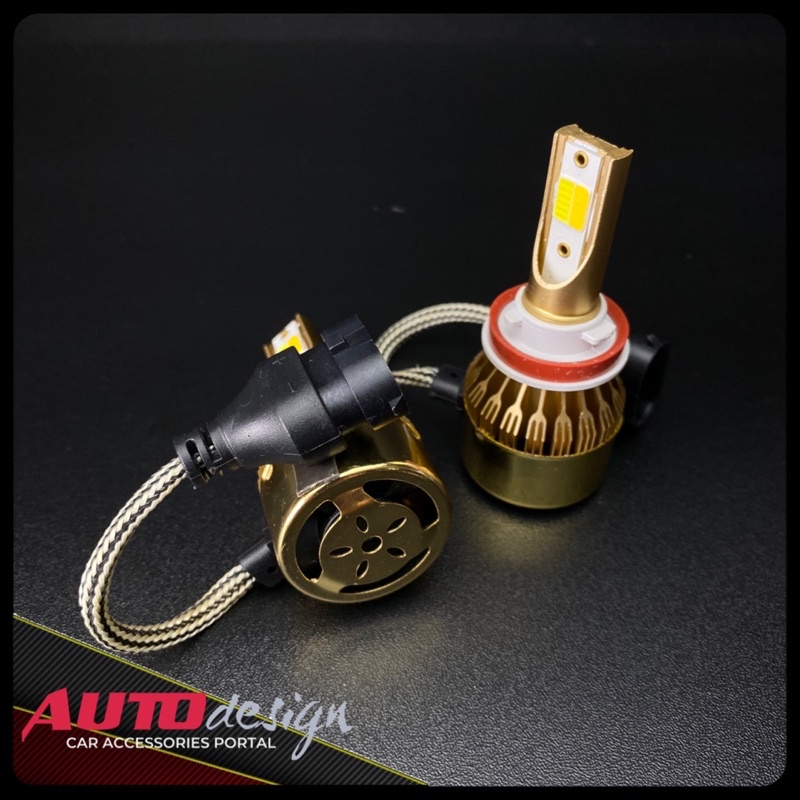 LAMPU LED MOBIL TIGA WARNA H1 H3 H7 H8 H11 H16 HB3 9005 HB4 9006