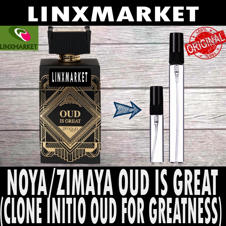 Jual NOYA / ZIMAYA OUD IS GREAT UNISEX CLONE INITIO OUD FOR GREATNESS