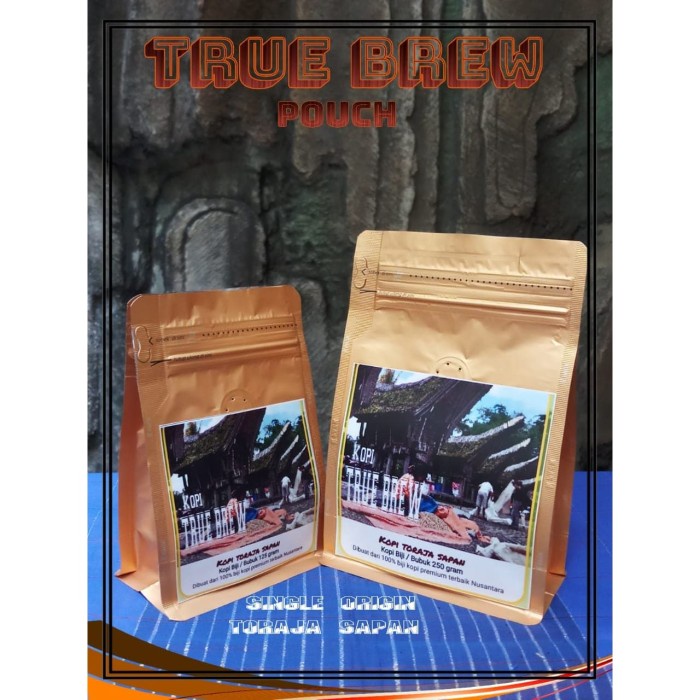 

Terlaris ✨ - Kopi Toraja Sapan Arabika Kemasan biji / bubuk - 125 gr 2.1.23