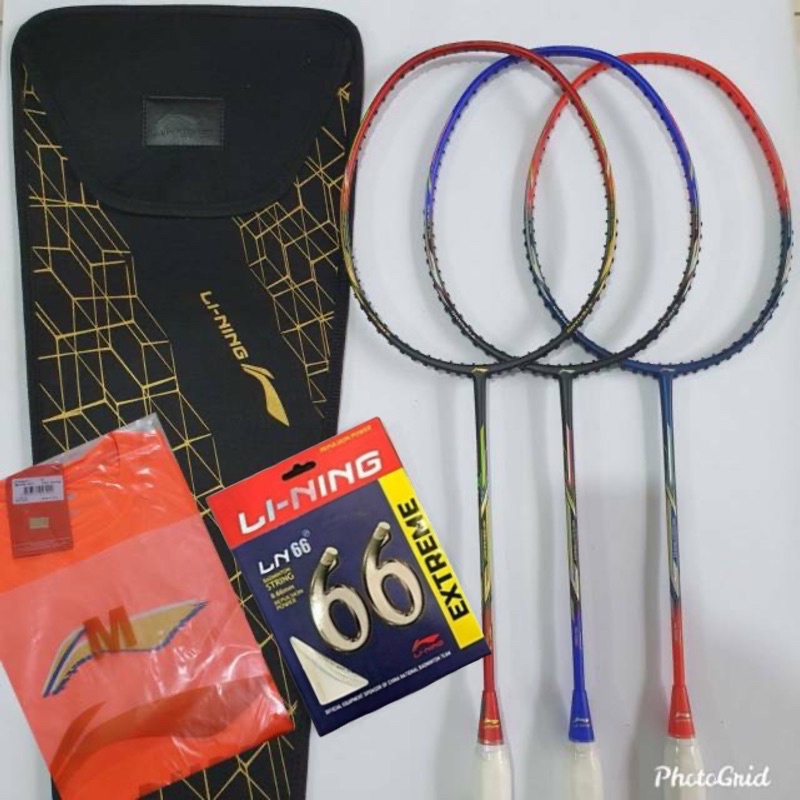 Raket Badminton Lining Air Force 77 G2 77gr 5U Original