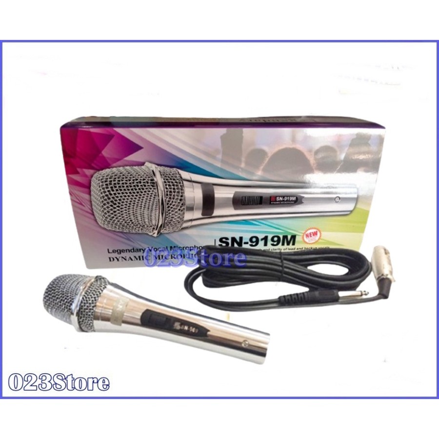 Mic Sony SN 919 mic kabel mic murah berkualitas / Mikrofon Kabel Karaoke