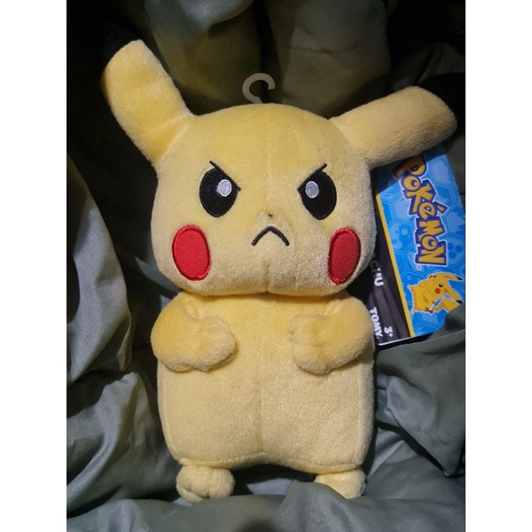 Boneka Pikachu marah Angry Pikachu Original brand Tomy New tag