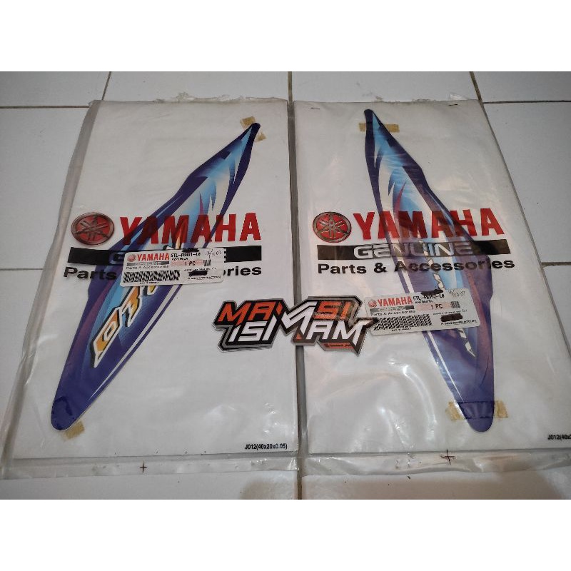 Striping Body tameng biru Mio Sporty Smile ORIGINAL