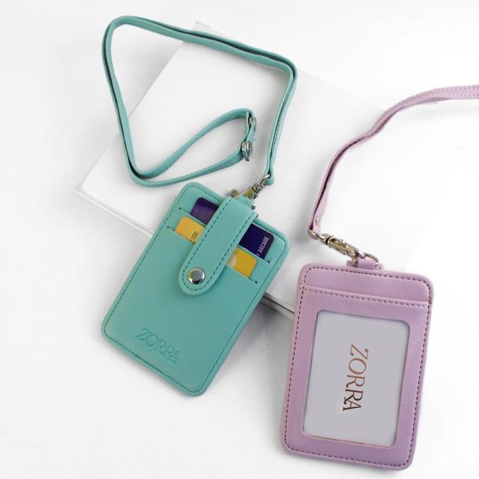 

MURAH kartu Tempat Kartu ID Card Lanyard Card Leather ID Card Premium Zorra