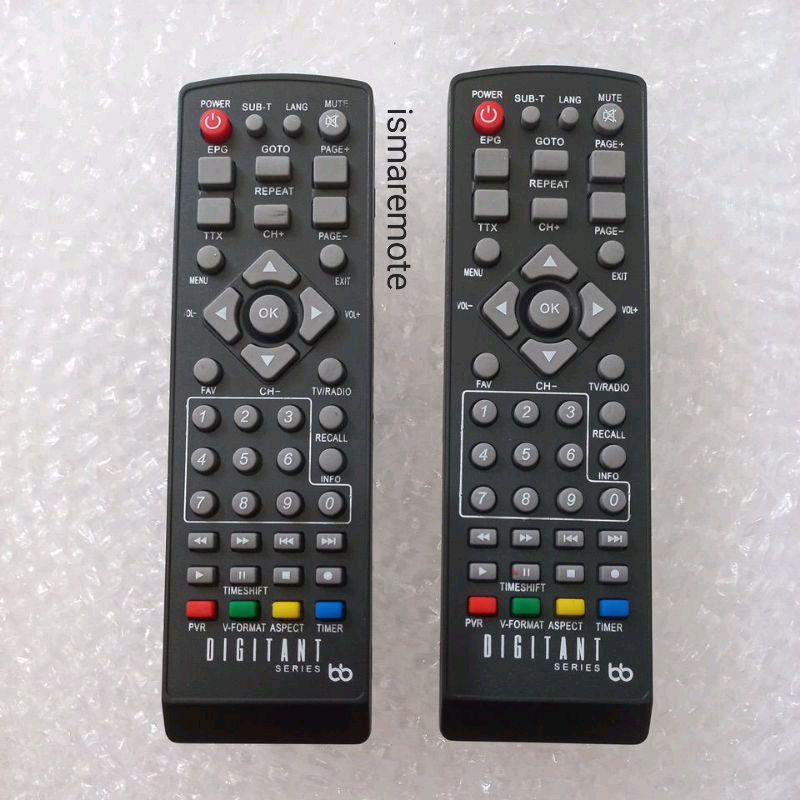 REMOT REMOTE SET TOP BOX TV DIGITAL DVB T2 LUBY