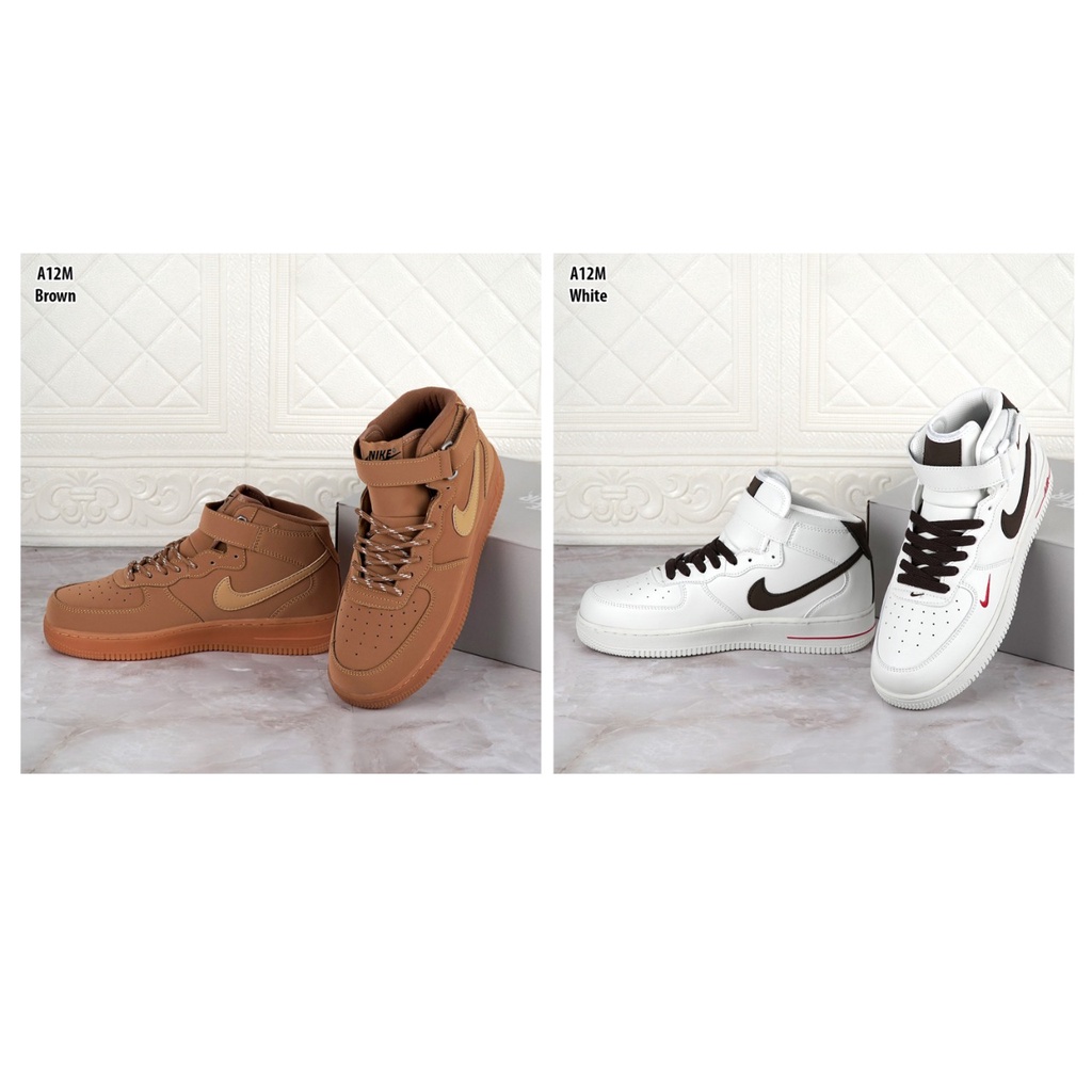 SEPATU BASKET COWOK NK AF1 AJ HIGH A12M A12F