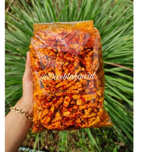

IAN938 Basreng pedas daun jeruk isi 500gram +++