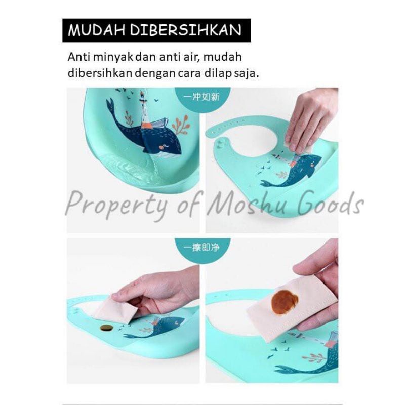 {BPA FREE BISA INSTANT} BANYAK MOTIF CELEMEK BAYI / ANAK ADA TAMPUNGAN ANTI AMBYAR / CELEMEK MPASI BAYI