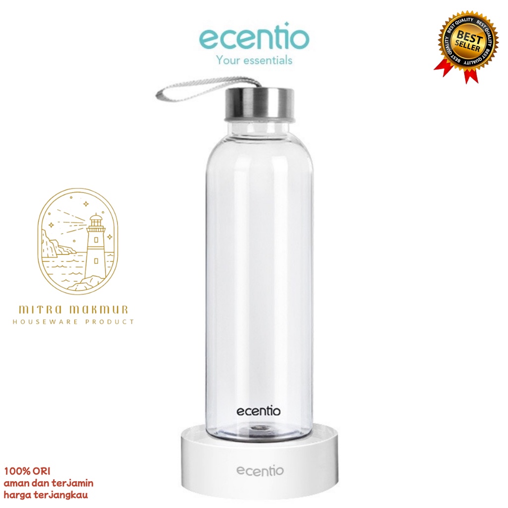 ECENTIO BOTOL MINUM BENING 500 ML BOTOL AIR MURAH BENING LANYARD