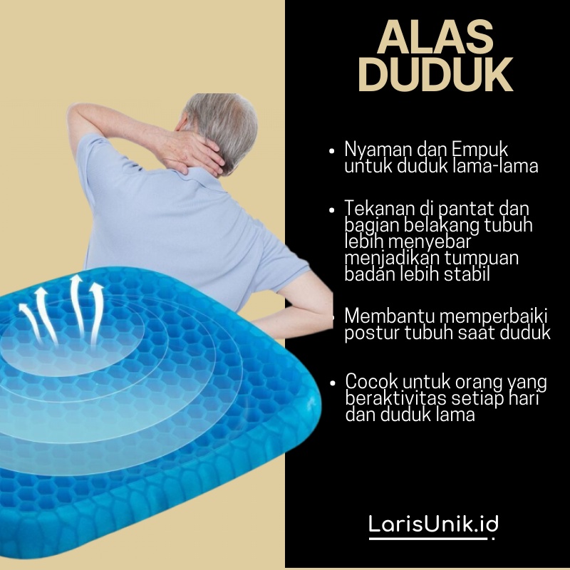 Alas Kursi Bantalan Duduk Silikon Gel Empuk Perabotan Rumah Bantal Kursi Alas Duduk Furniture