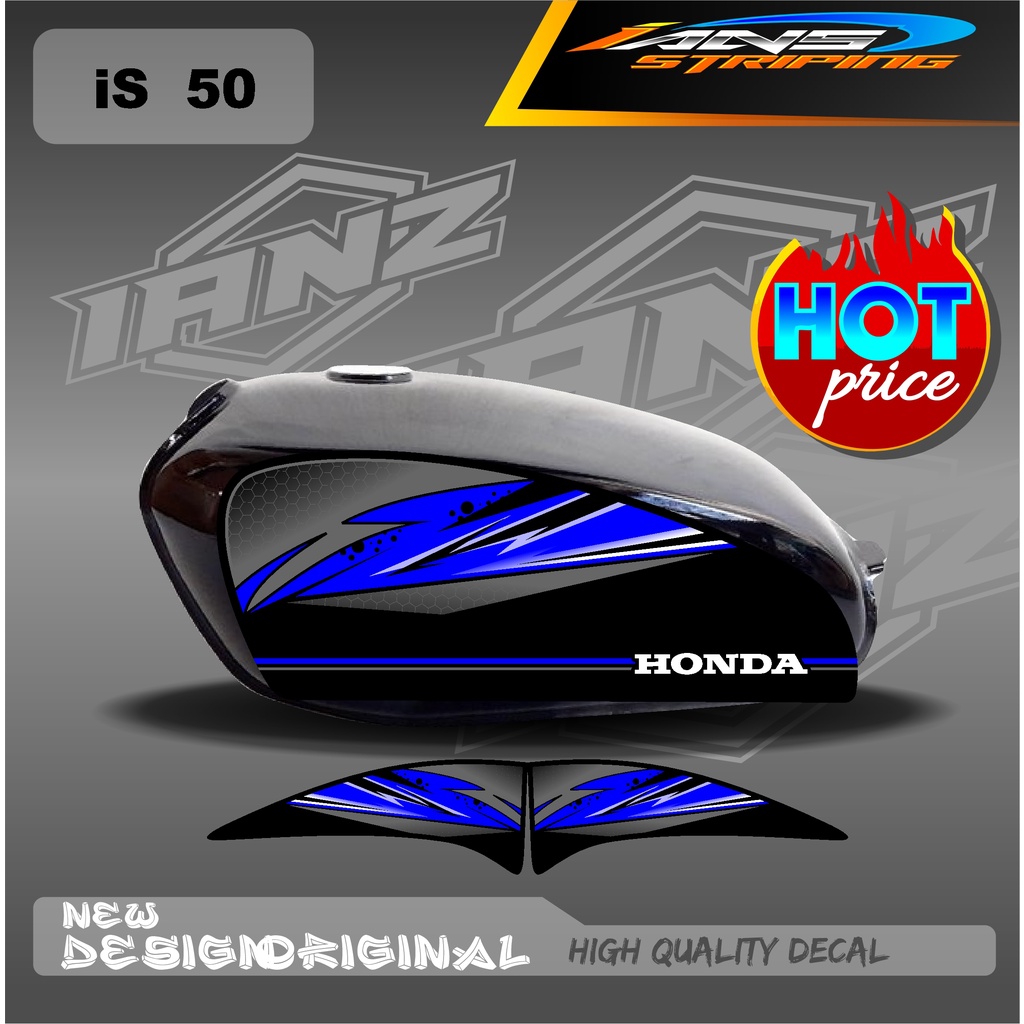 NEW STRIPING LIST TANGKI CUSTOM CB100 HOLOGRAM/NON HOLOGRAM IS50