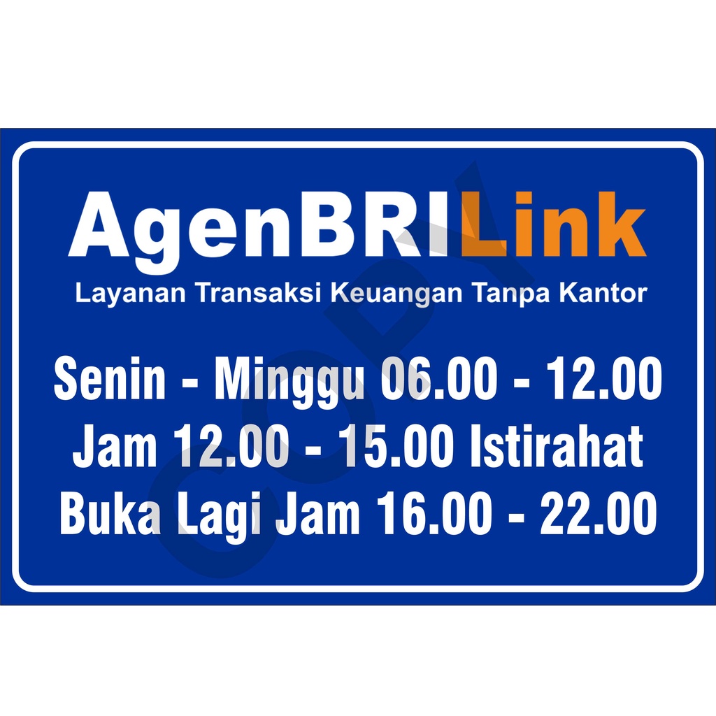 

STIKER VINYL JAM BUKA AGEN BRILINK ( BISA CSTOM JAM BUKA )