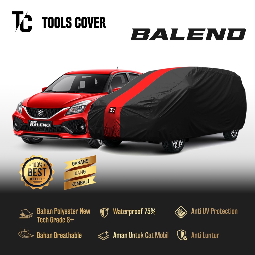 Body Cover Mobil Suzuki Baleno 2022 2023 / Sarung / Selimut Mobil Baleno Penutup Outdoor Waterproof